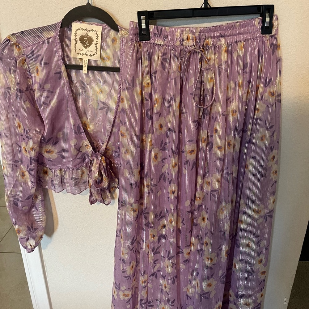 A & L Europe swim cover up set medium